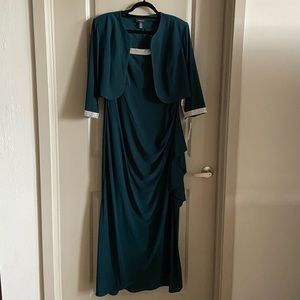 R & M Richards Plus Size 2 Piece Jacket Dress